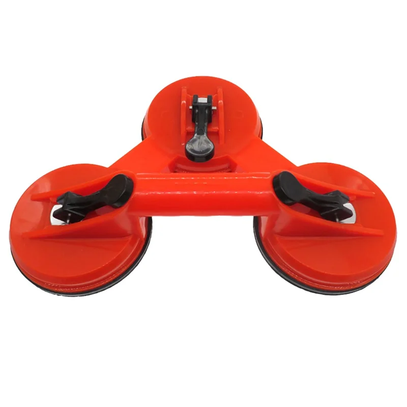 

Single Double Head Suction Cup Red Plastic Glass Dent Puller Tile Floor Door Plate Panel Carrying Tool Heavy Replacement