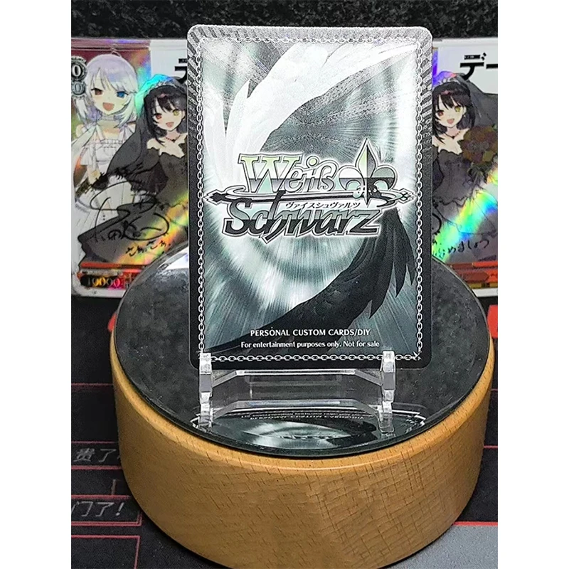 Anime Weiss Schwarz DIY ACG Tabletop Games Foil Stamping Cards Tokisaki Kurumi Toys for boys Collectible Cards Birthday Present