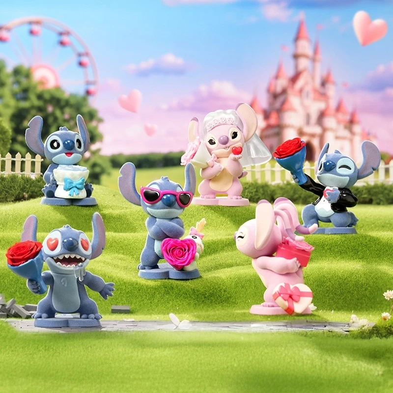 

Stitch Sweet And Cool Adventure Series Trendy Handheld Desktop Ornament Blind Box Kawaii Anime Character Model Birthday Gift