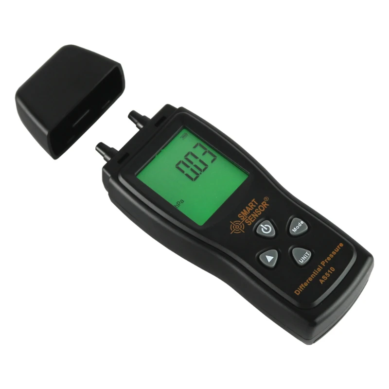 Digital Manometer air pressure gauge Differential Pressure Meter 0-100 hPa/0-45.15 in H2O