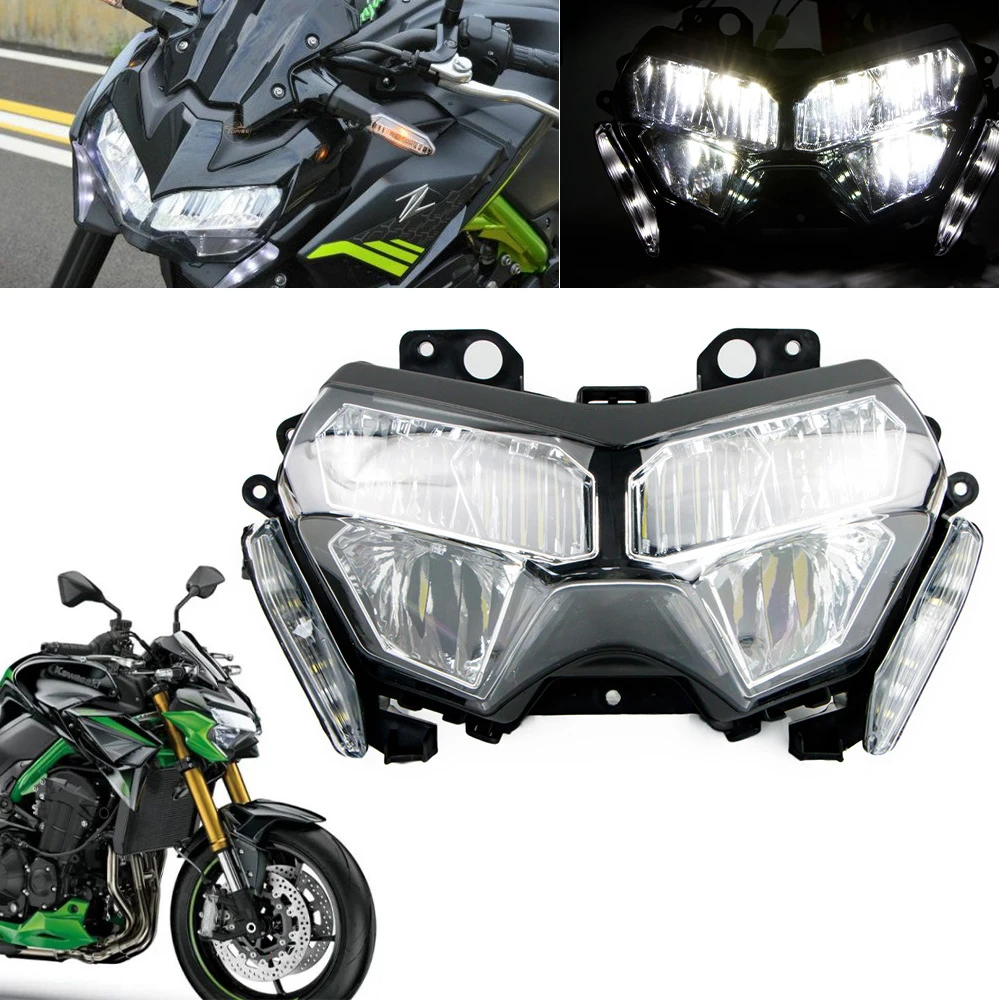 Good quality motorcycle parts & accessories Motorcycle Street bike high low beam lamp headlight assembly for Z900 2020/2021/2022