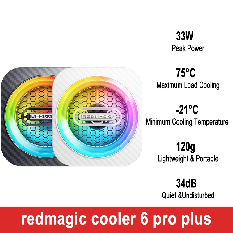 redmagic-cooler-6-pro-plus-21-℃-raffreddamento-33w-di-potenza-corpo-leggero-controllo-intelligente-della-temperatura-con-ai