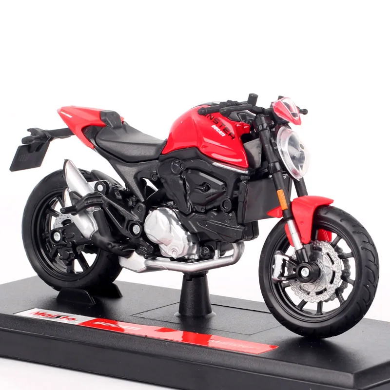 1/18 Maisto Ducati Super Naked V4 S Scrambler Panigale V4S 1199 Monster 900 Desert X 1098s Superleggra moto Diecast Model