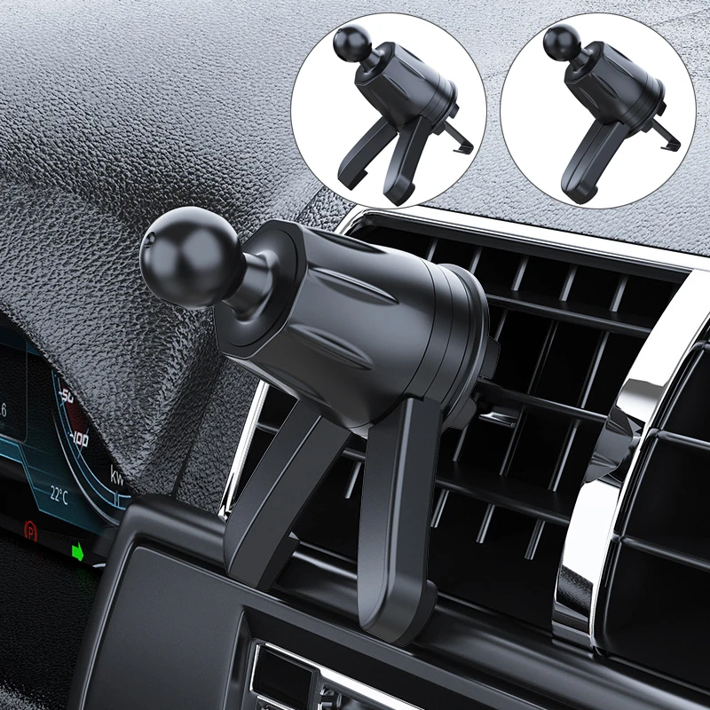 Car Phone Holder Universal Car Air Vent Clip 17mm Ball Head for Magnetic Car Phone Holder Gravity Phone Support Car Accessories