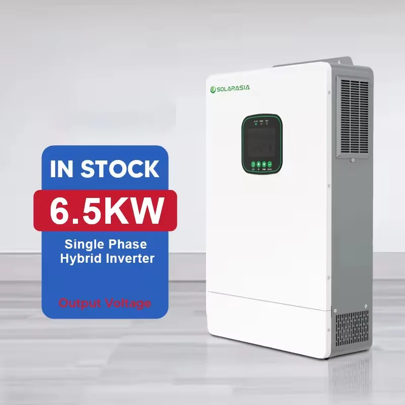 6.5KW التحكم الذكي المزدوج MPPT الهجين العاكس للطاقة الشمسية مرحلة واحدة 48 فولت تيار مستمر إلى 220 فولت التيار المتناوب عاكس الطاقة الشمسية مع دعم البطارية #3