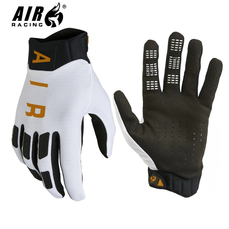 AIR Racing 5 Colors Motocross Gloves Full Finger MX ATV MTB BMX Bike Dirt Motorcycle Racing Gloves for Women Men Riding Cycling