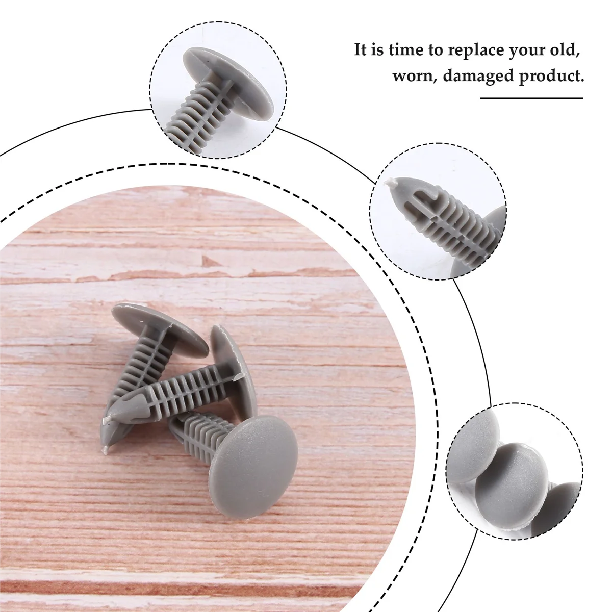 30 шт., пластиковые крепежные винты для крыльев