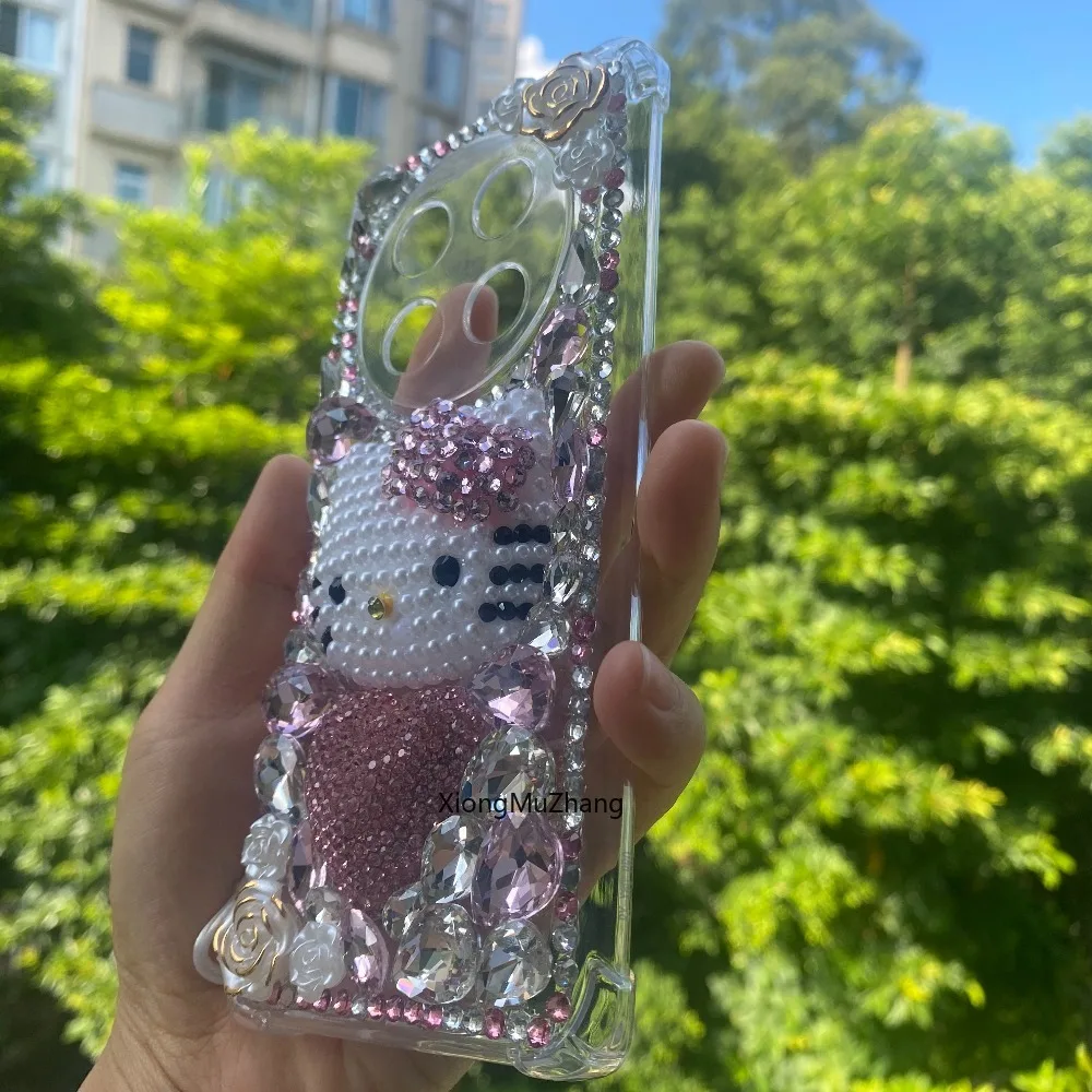 Für Honor Magic 7 Lite 7 Pro 6 Pro 5 Pro 4 Pro 3 Sanrio Diamant Strass Hallo Kitty Telefon Fall für Honor 8 Lite 6 5 Lite 4Lite – Detail 8