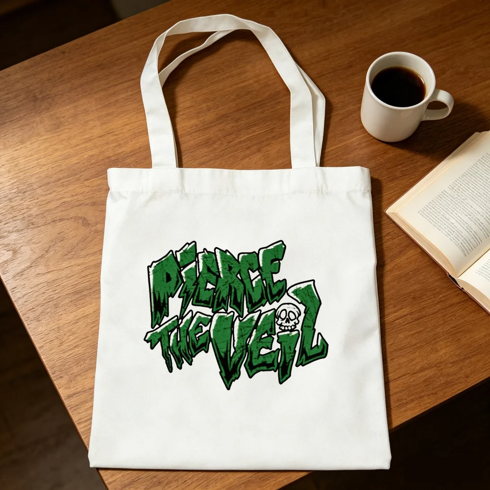 Pierce the Veil tote bag bolsas de tela canvas  sac cabas reusable grocery woman