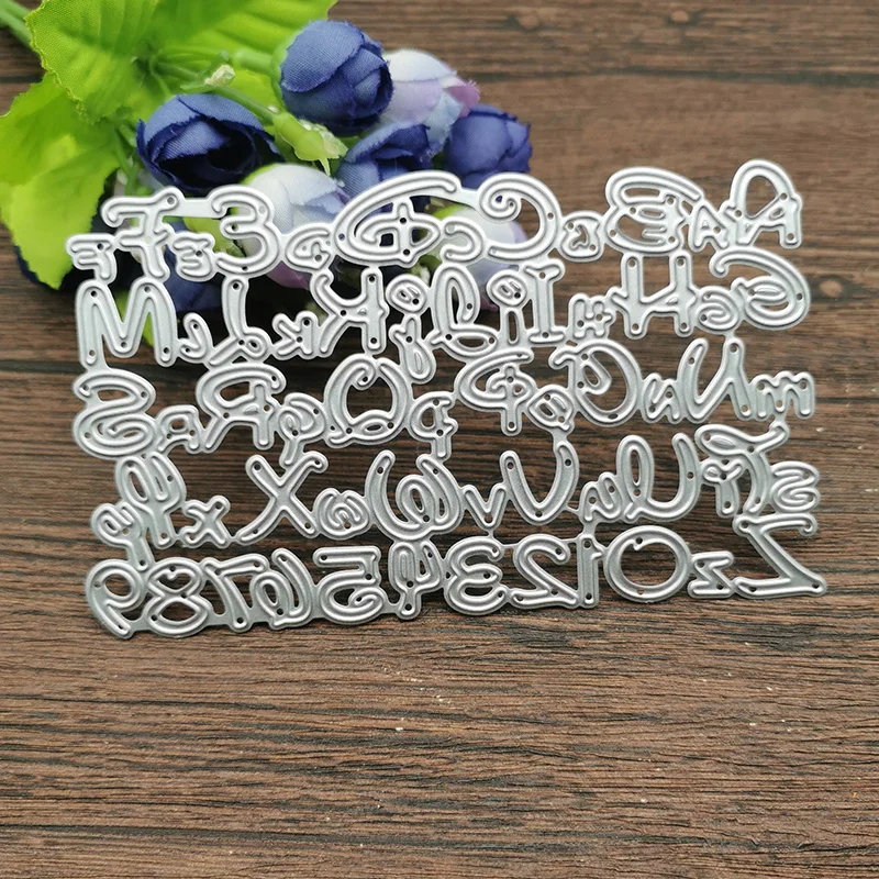 

AOKEDIY letter Metal Cutting Dies Stencils For DIY Scrapbooking Decorative Embossing Handcraft Die Cutting Template