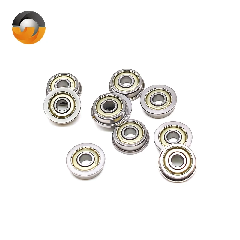 

10PCS F604ZZ Flange Ball Bearing 4x12x4mm Metal Shield ZZ Drone Micro Motor Precision Instruments 3D Printers Parts Pulley Wheel
