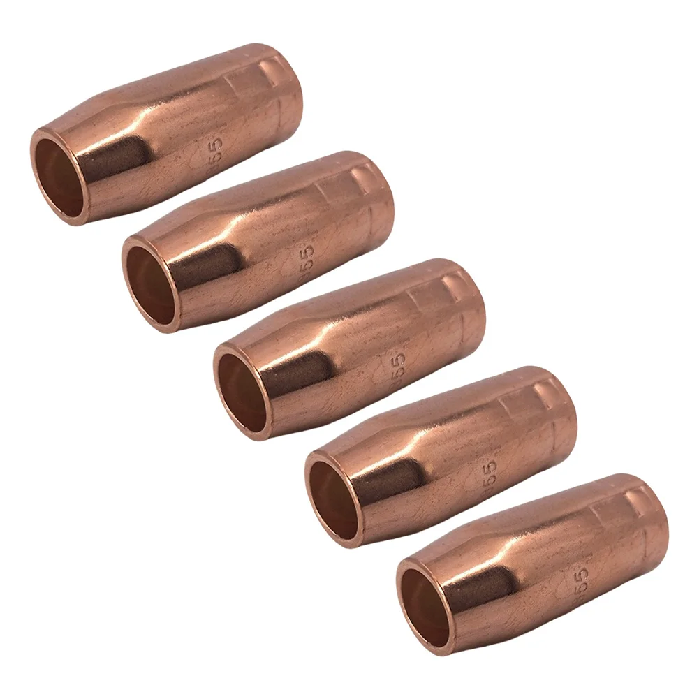 5 Pieces Nozzle Model 198855 5 8 Inch Fits For Miller Spoolmatic 15A 30A Pro XR Series Welding Consumables MIG Gas