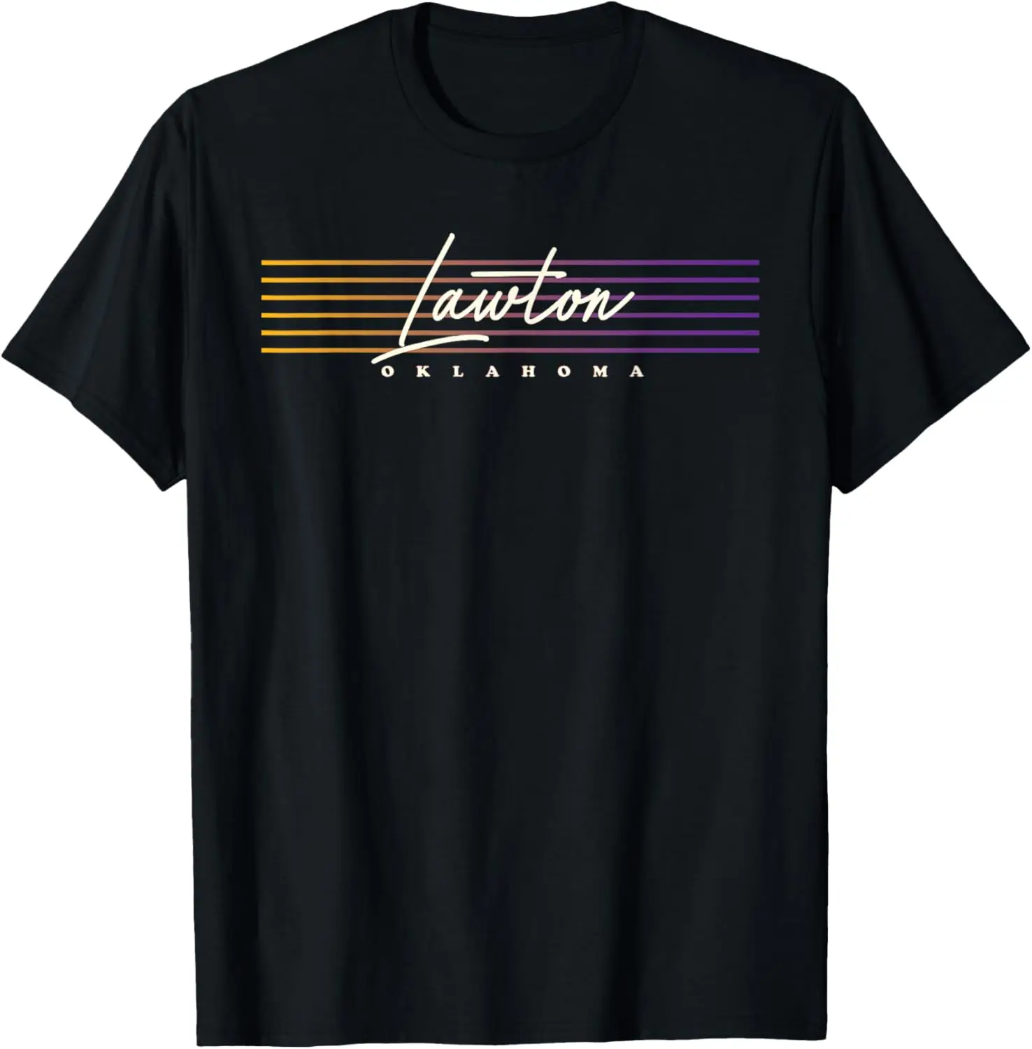

Lawton Shirt Nostalgic Retro Style Oklahoma T-Shirt