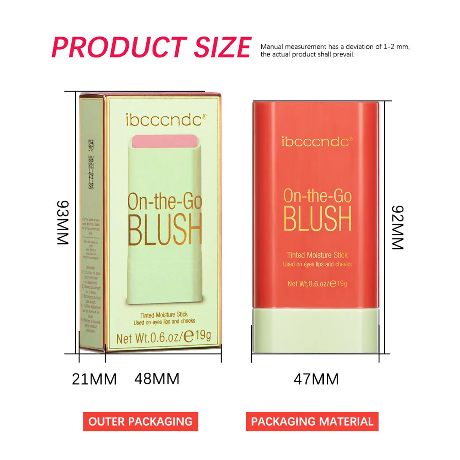 مستحضرات تجميل متعددة الاستخدامات من Blendable Blush Stick Silky Smooth Creamy متعددة الاستخدام للوجه والخدود #6