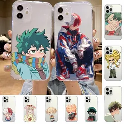 My Hero Academy Phone Case For iPhone 15 14 13 12 11 Pro Max XS X XR SE 2020 6 7 8 Plus Mini Protective Cover