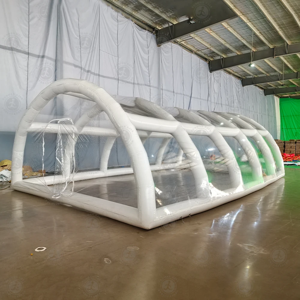 Waterproof Swimming Pool Cover Dome Tent Transparent Bubble Inflatable Swimming Pool Coverpromote sales