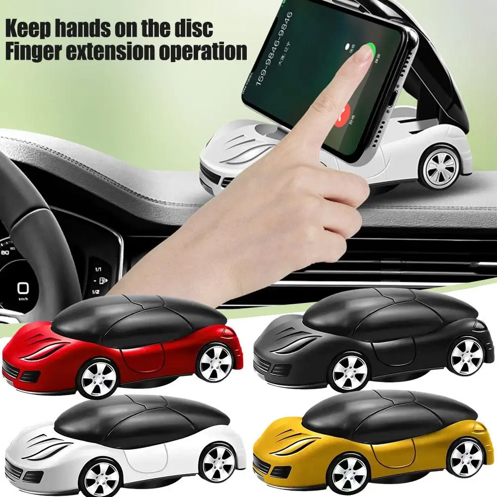 Mobile Phone Holder Car Shape Style 360 Degree Rotating Clip Support For IPhone 15 14 13 Navigation Holder O6M0