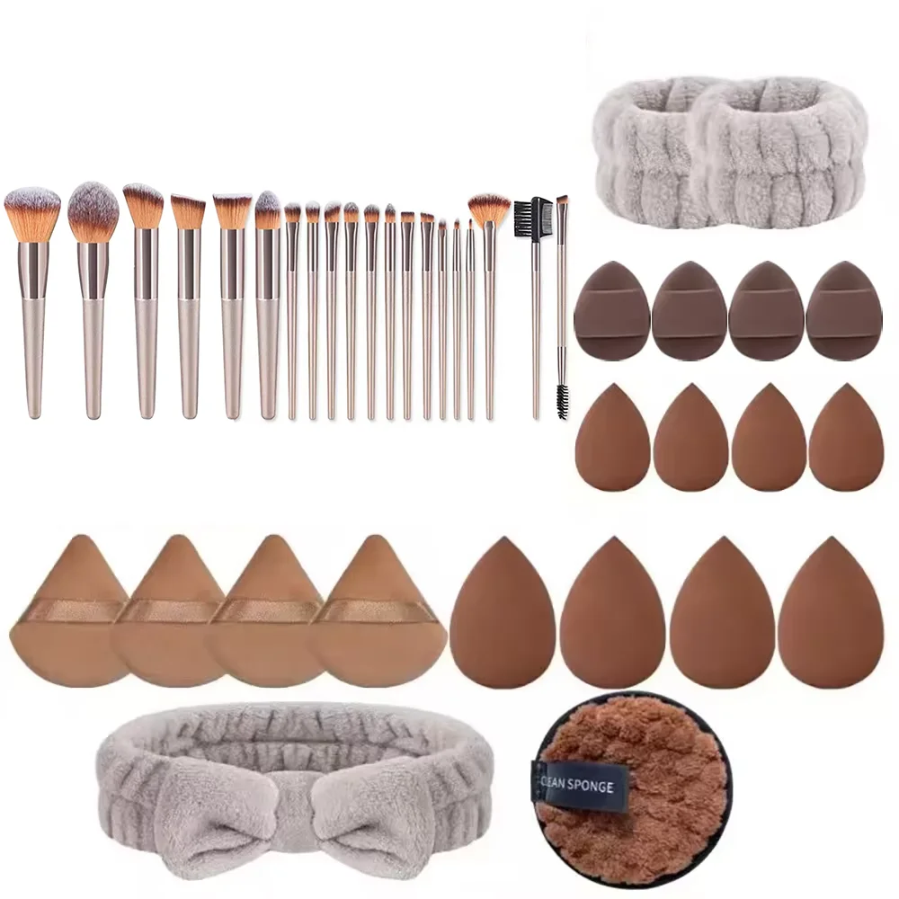 Beauty Makeup Gift Sets - 20/40Pcs Makeup Brushes and Sponges Set,