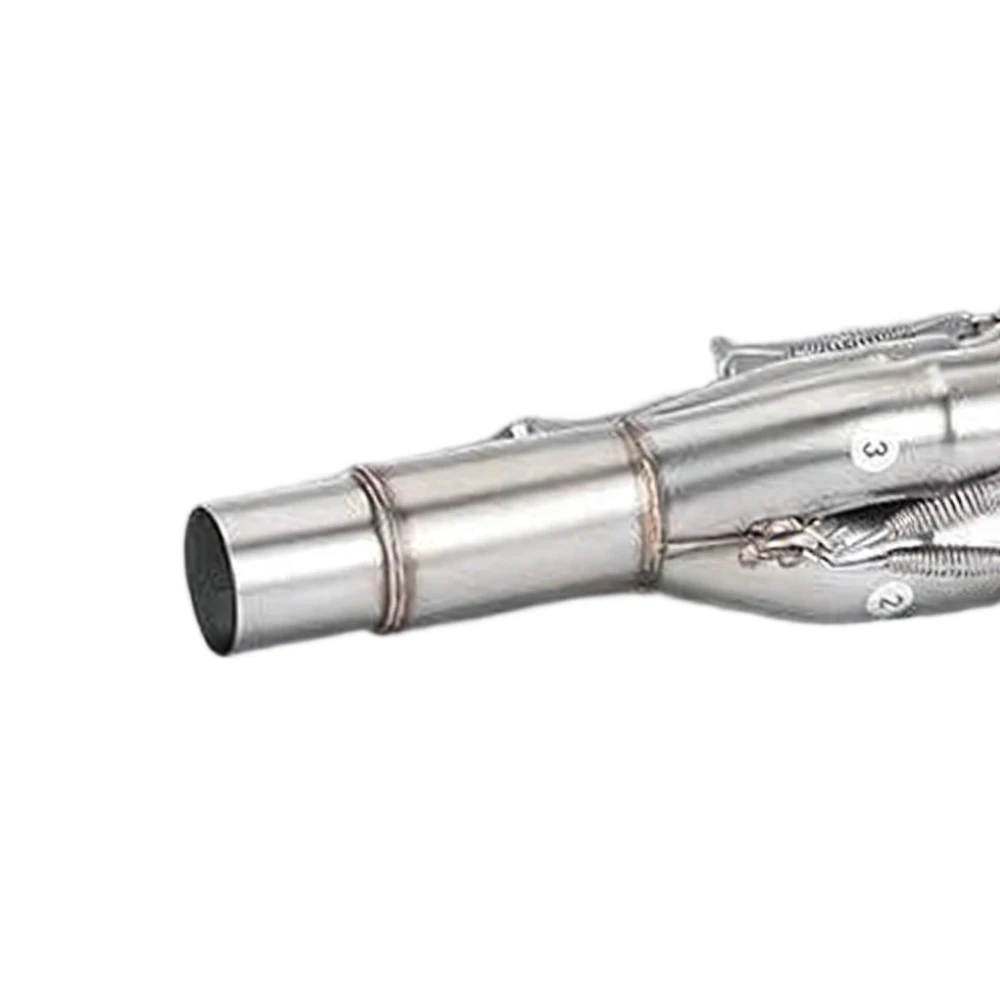 Für Triumph Street Triple 765 17-24 Motorrad-Auspuff Slip-On-Header Verbindungsrohr Auspuffrohre – Detail 3