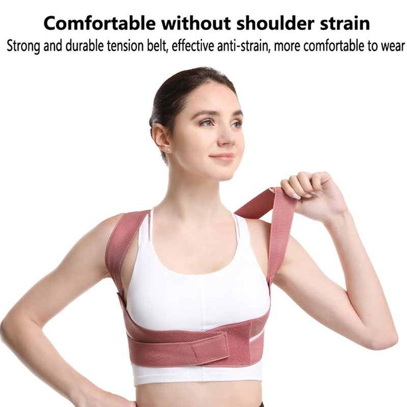 Cinto de Suporte Elástico Ajustável para Homens e Mulheres, Corretor de Postura Peito, Body Shaper, Espartilho, Body Shaper Invisible