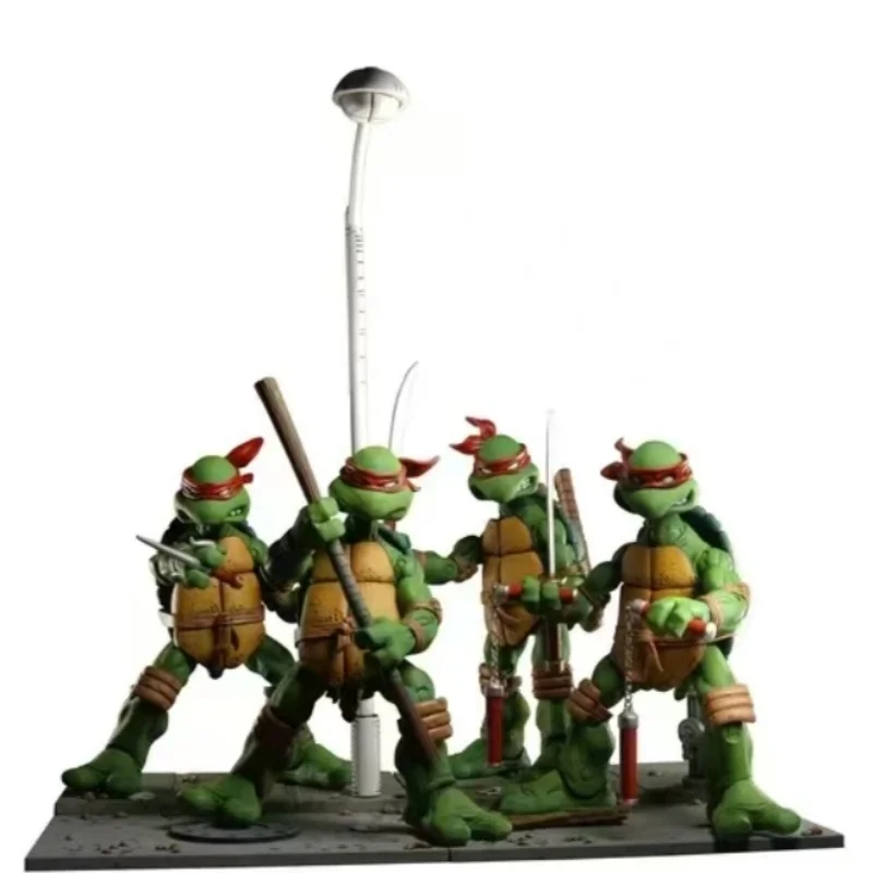 14cm In Stock New NECA Teenage Mutant Ninja Turtles Leonardo Leads Tmnt Turtles First Ninja Anime Action Figure Model Toys Gifts