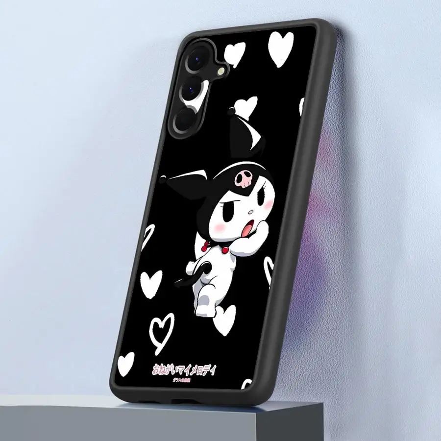 Casing Belakang Ponsel untuk Samsung Galaxy A30 A70 A12 A50 A14 A06 A15 A16 Note 20 Ultra 10+ 9 8 A05 A13 Sanrio Happy Kuromi