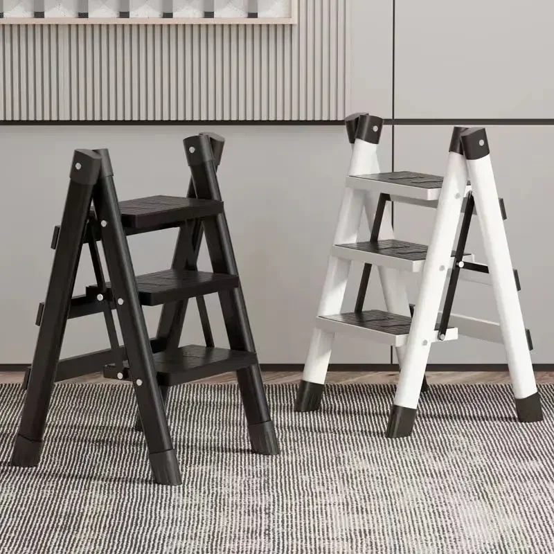 Ladder Household folding ladder Indoor herringbone engineering ladder Portable multi-functional small stair fork Retractable