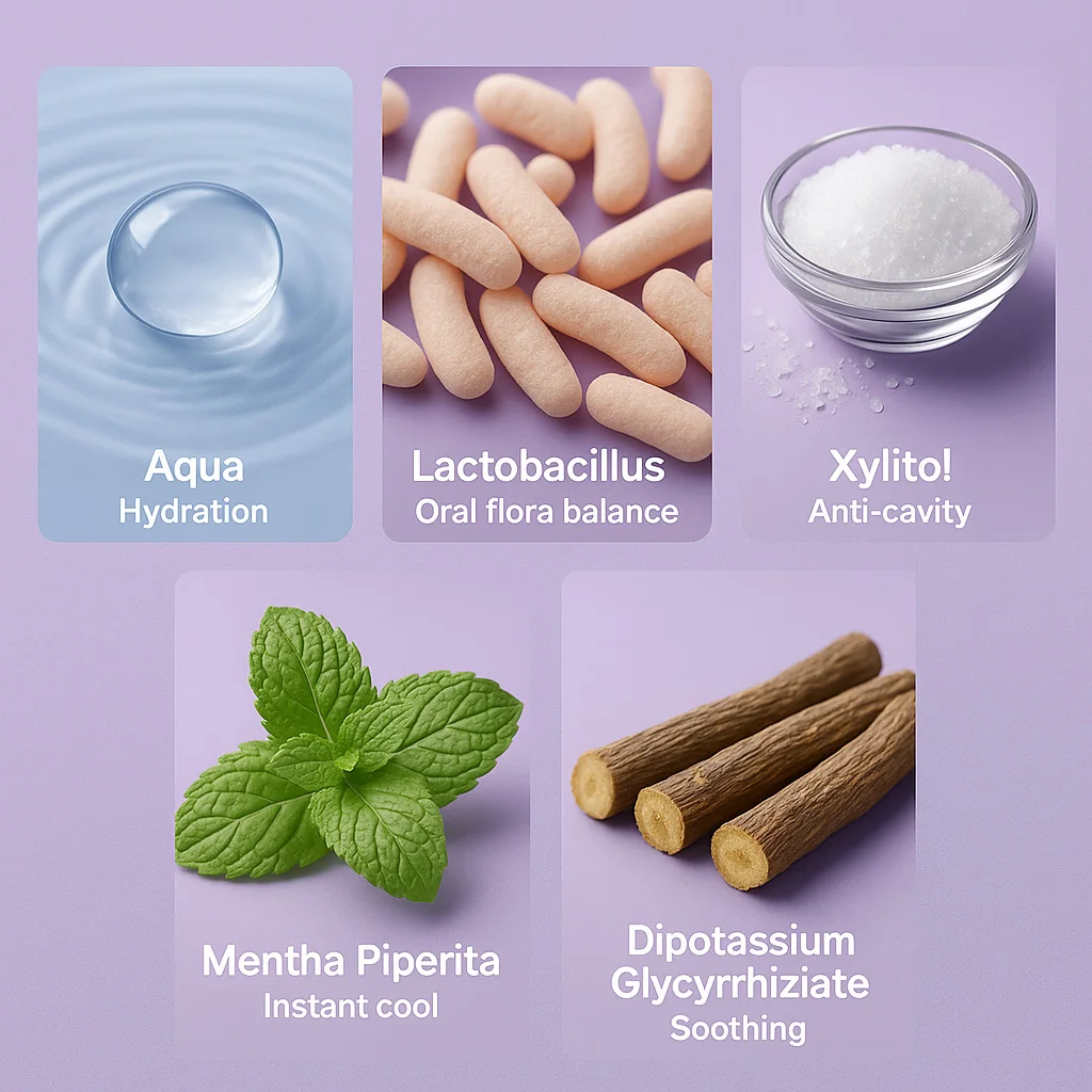 رذاذ فموي طازج يدوم طويلاً معطر فم محمول للبالغين منتجات العناية بالفم نضارة 20 مل #2