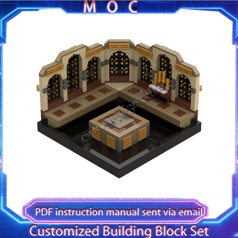 

Набор для сборки модели знаменитой битвы MOC Star Battle из 597 деталей, конструктор, развивающая игрушка, популярный рождественский подарок