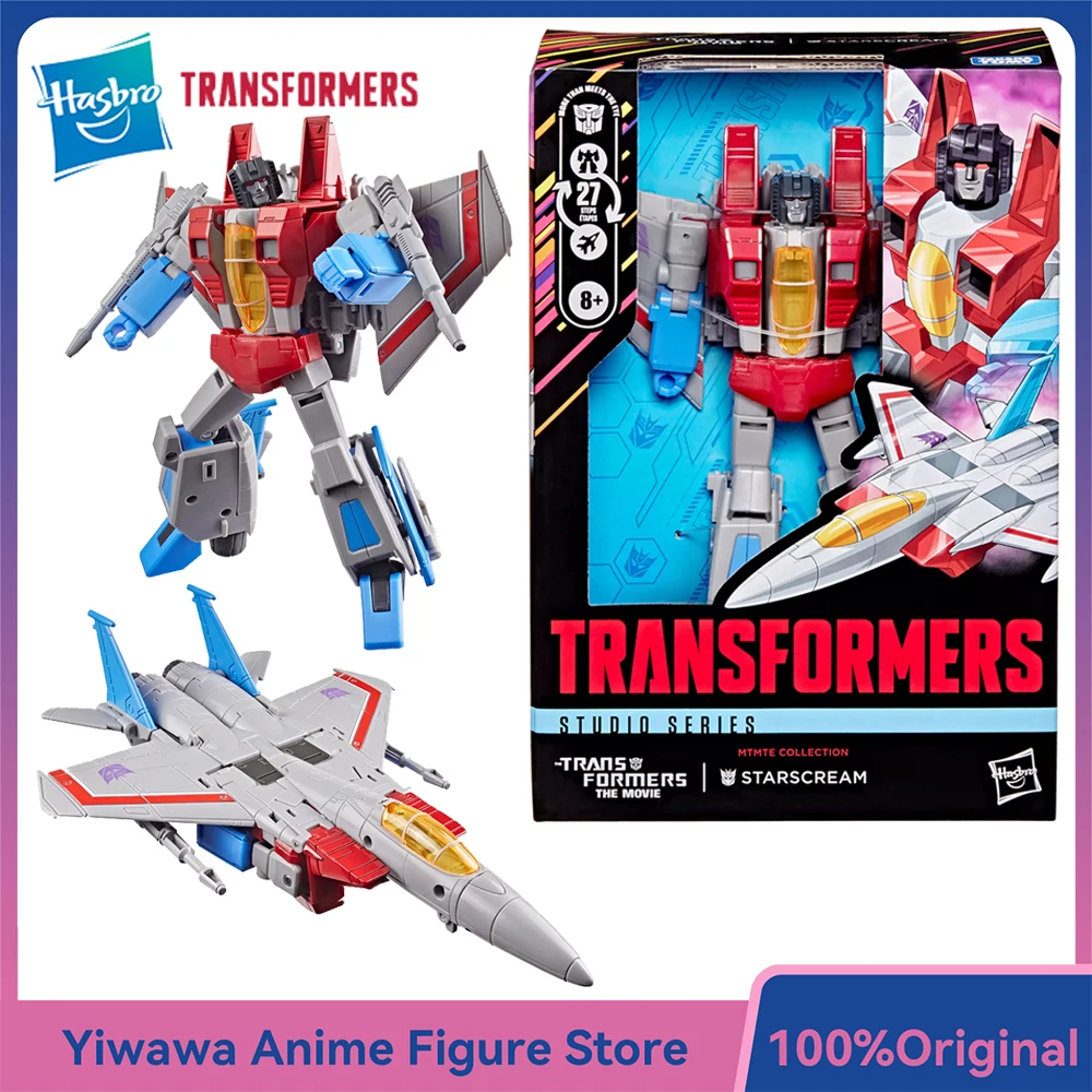 Colección Original Hasbro Transformers Studio Series MTMTE, Transformers: La Película, SS86 Starscream, Juguetes de la Clase Voyager de 18 cm