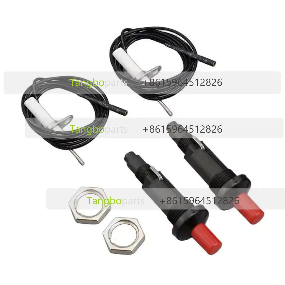 2 Sets  Kitchen Cooking Accessories Piezo Spark Ignition For Fagor Electrolux Gas Ovens Replace
