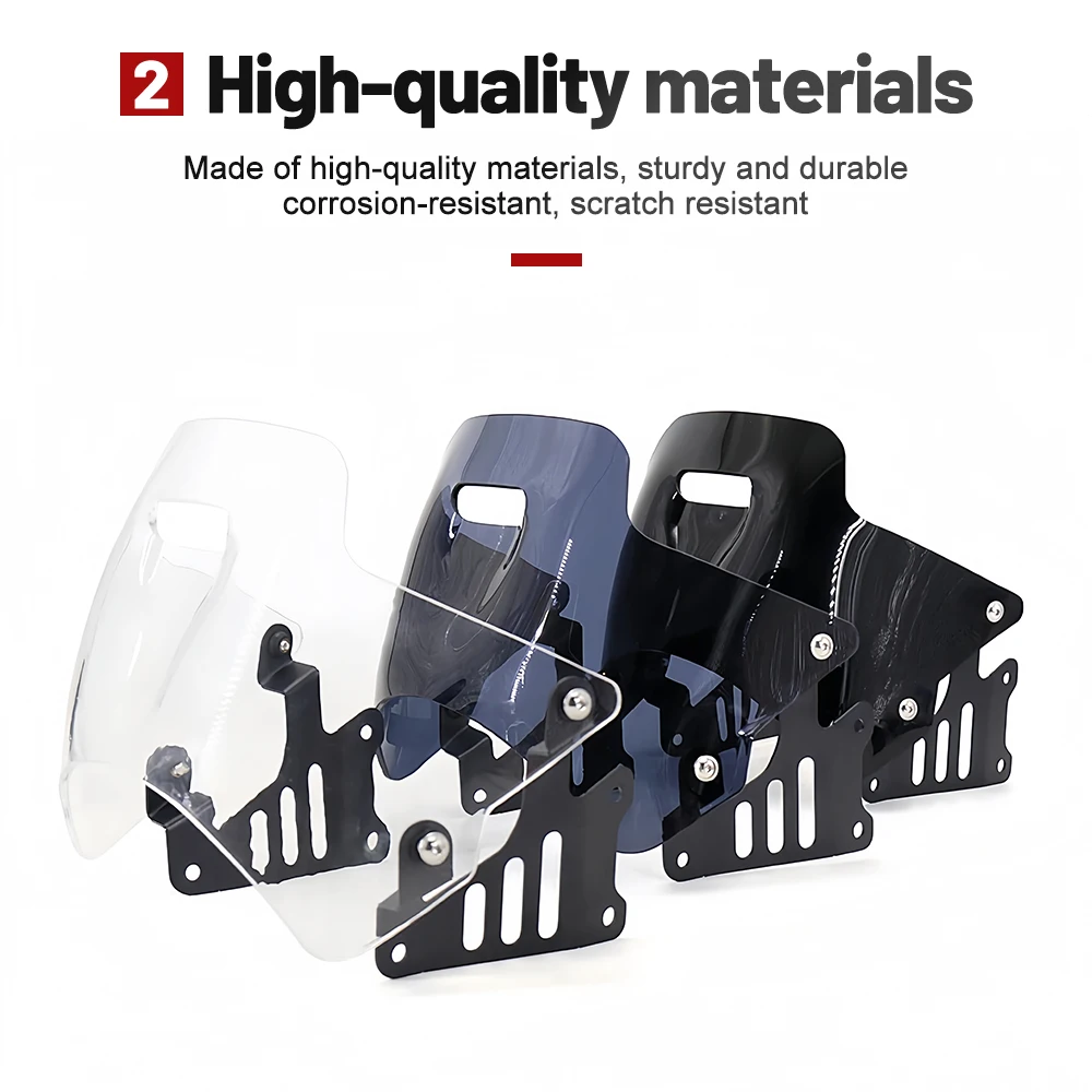 New motorcycle cockpit sun visor, headlight cover, windshield, and windshield protector accessories for Yamaha XSR900 2022-2025