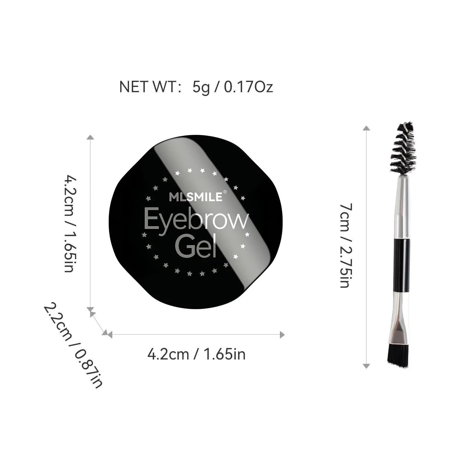 10 Colors Waterproof Eyebrow Cream Quick-drying Long-lasting Eyebrow Gel Sculpt Soap Natural Wild Brow Setting Gel Wax.