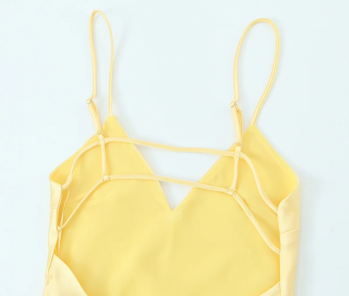 Cetim sem costas sexy vestido longo para mulheres moda sem mangas cinta de espaguete com decote em v vestidos 2025 verão vocação festa vestidos