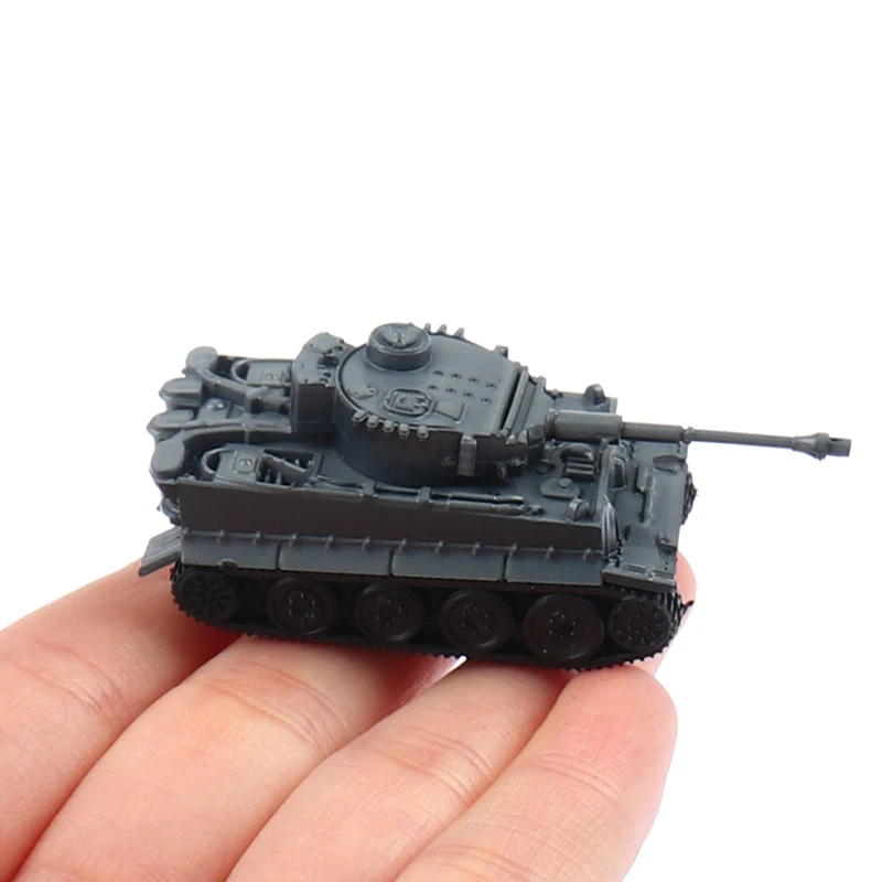 1:144 Model Toy 4D Sand Table Plastic Tiger Tanks World War II Germany Tank