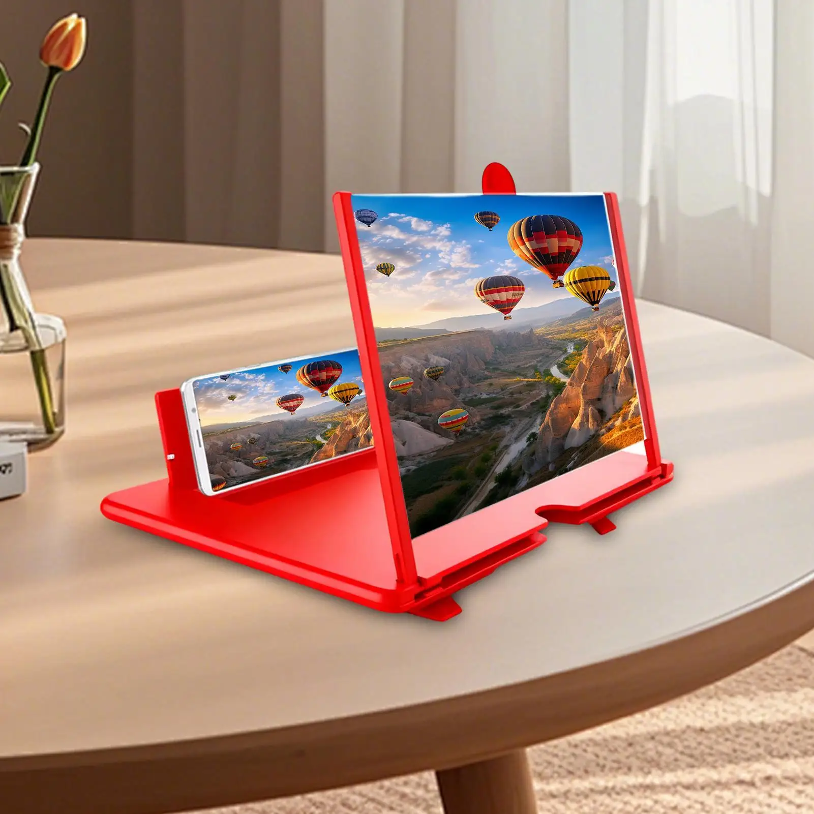 Cell Phone Screen Amplifier MobilePhone Holder MobilePhone HD Portable Phone Screen Video Magnifier Stand Bracket view 2