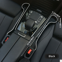 Car Seat Gap Filler Organizer Waterproof Car Seat Gap Plug Strip with 2 Grooves Seat Gap Storage Auto Interior Accessories 2PCS