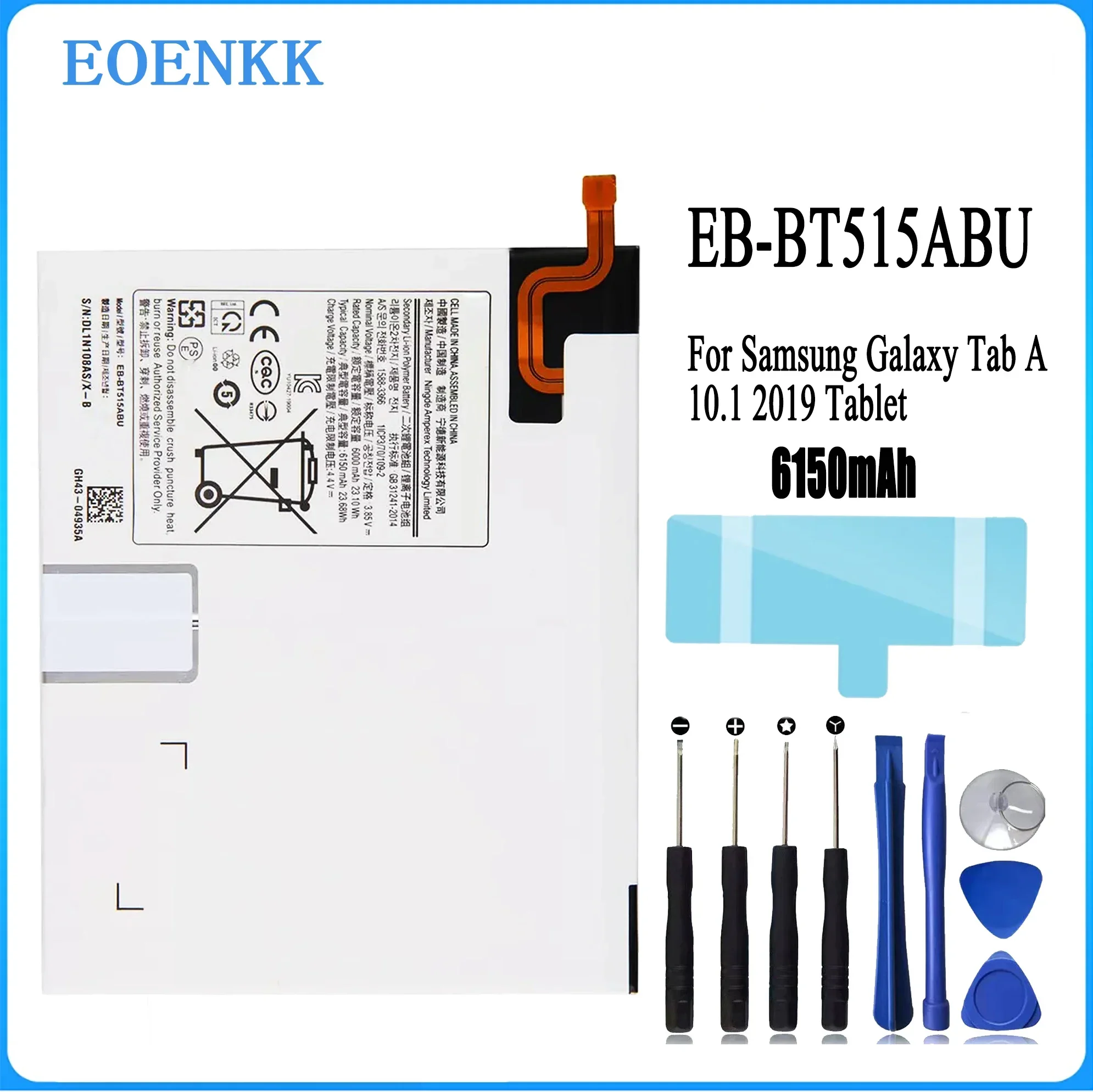 EB-BT515ABU T510 T515 Battery for Samsung Galaxy Tab A 10.1 2019 Tablet high capacity Capacity Batteries Bateria