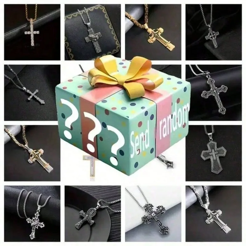 Random Mixed Jewelry Blind Box Assorted Earrings Necklaces Bracelets Daily Matching Accessories Surprise Gift