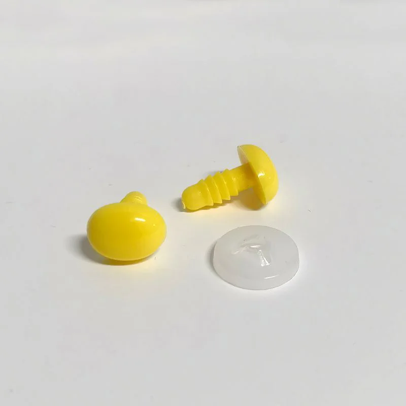 20 pz/lotto 12*9mm Animale di Sicurezza Nasi Ovali di Plastica Per Amigurumi Bambola FAI DA TE Accessori All'uncinetto