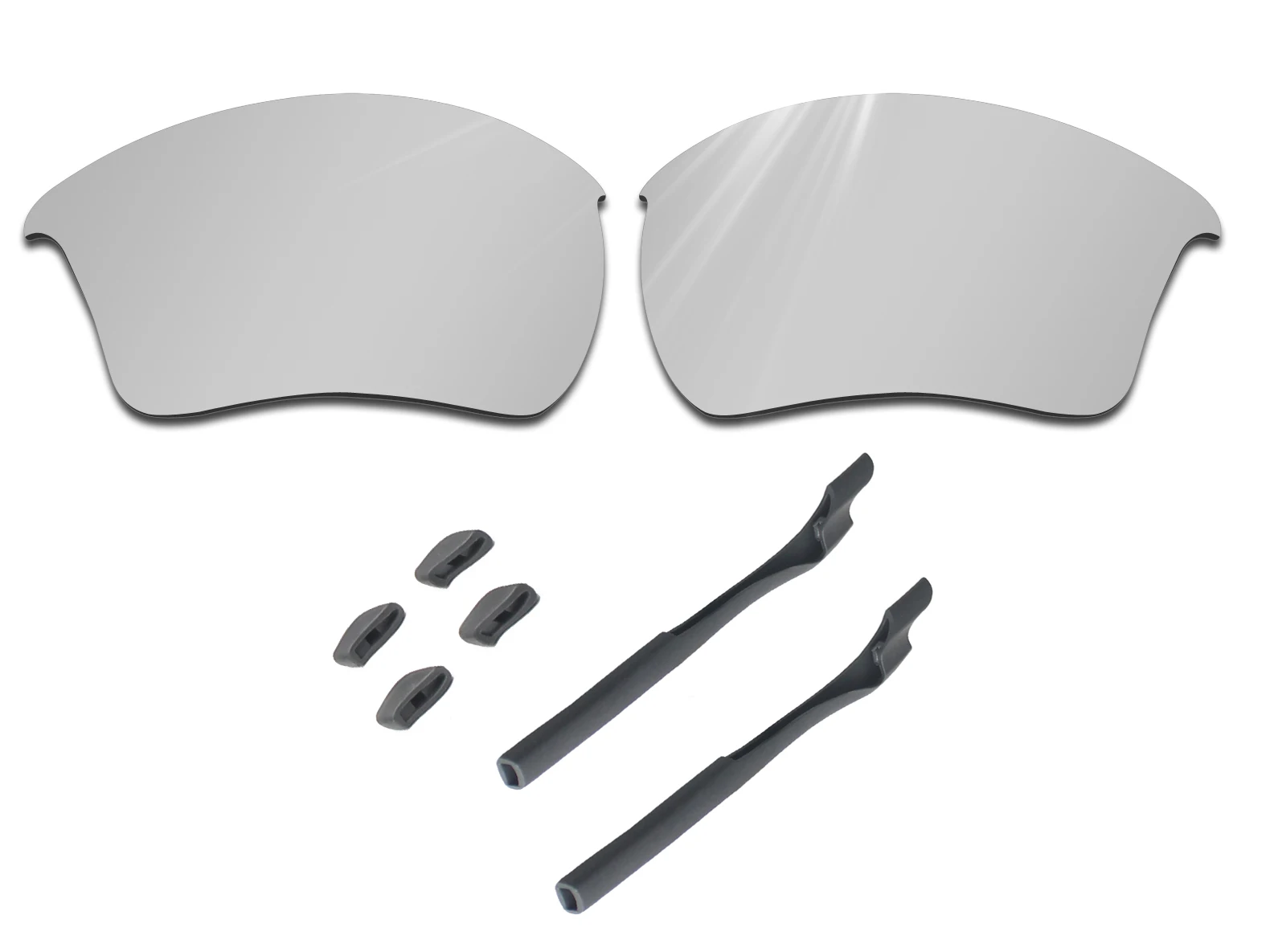 

Поляризованные линзы Glintbay с носовыми подушечками и сменными ушными носочками для солнцезащитных очков Oakley Half Jacket 2.0 XL OO9154 62 мм