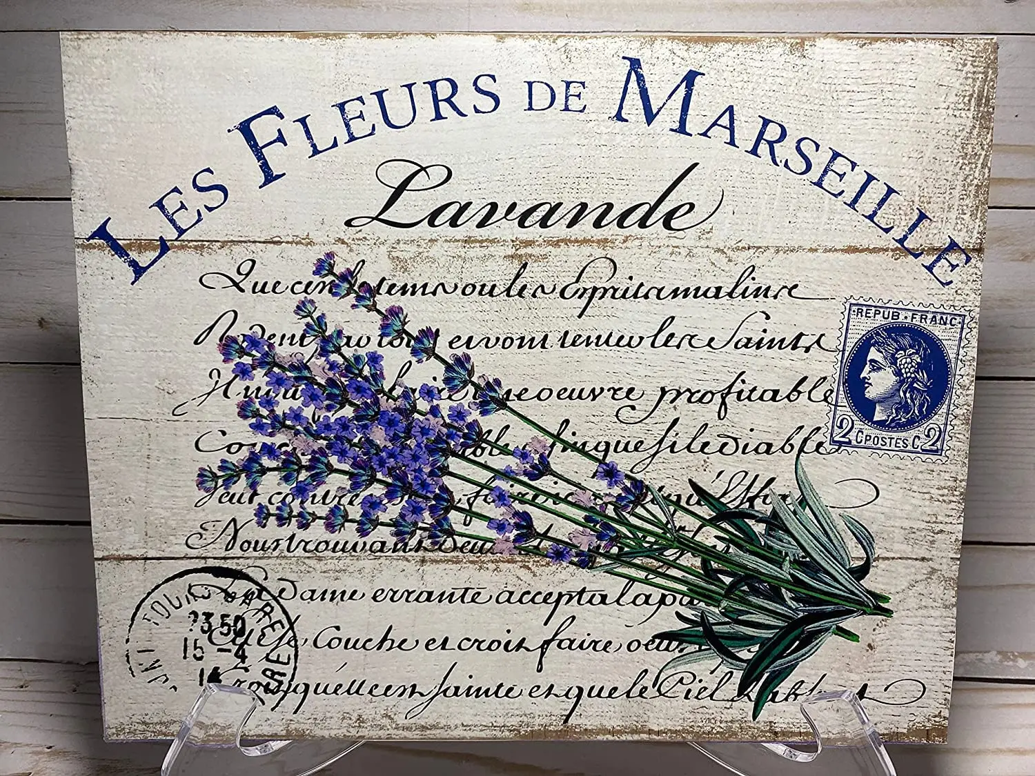 Kitchen Shabby Chic, French Country Lavender Wall Art, French Country Decor,Lavender Sign Garden Restaurant Cafe Vintagees Bathr