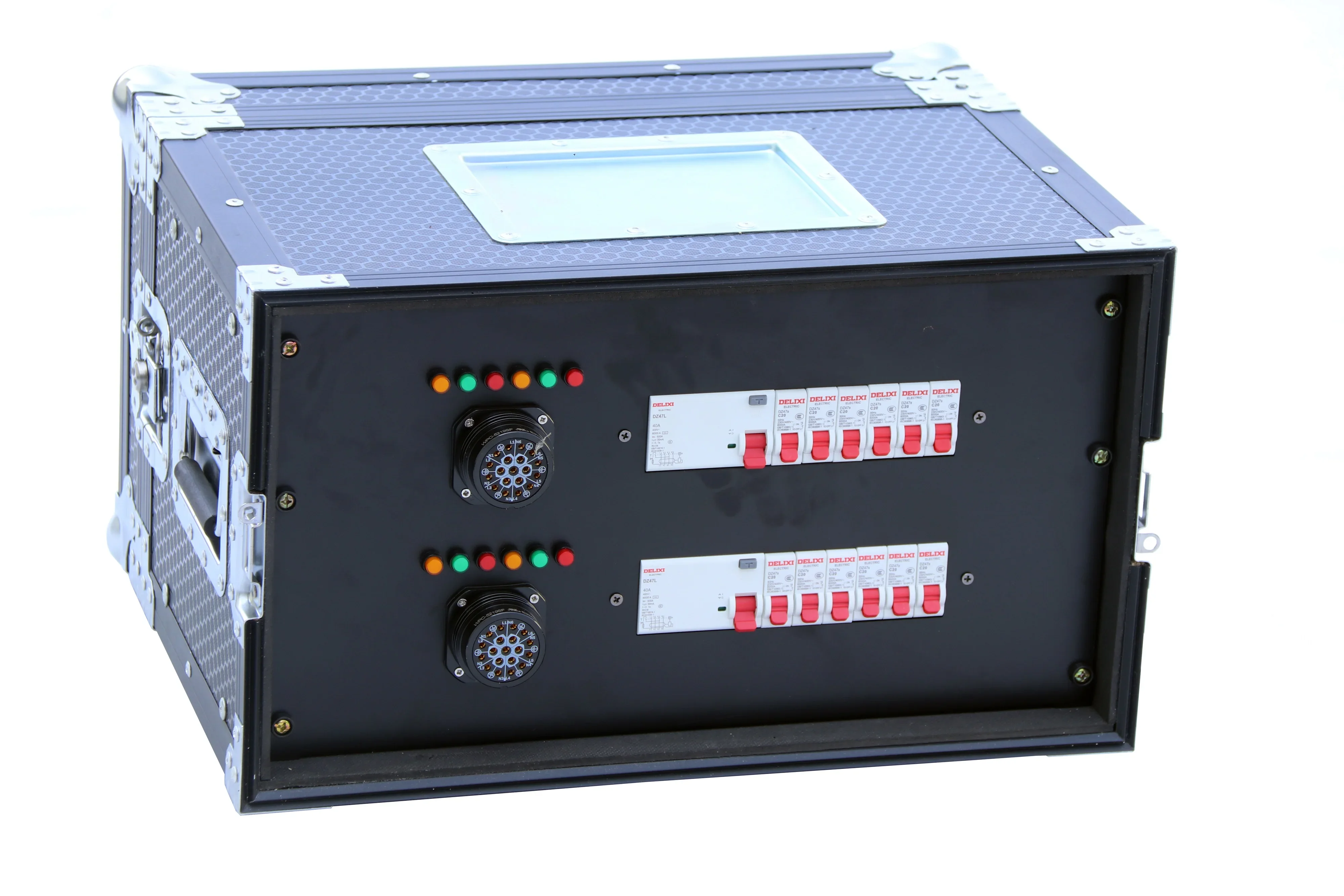 Hot Selling 6U Power Equipment 32A 5PIN Socapax Power Rack Box with RCD protection Power Distributor