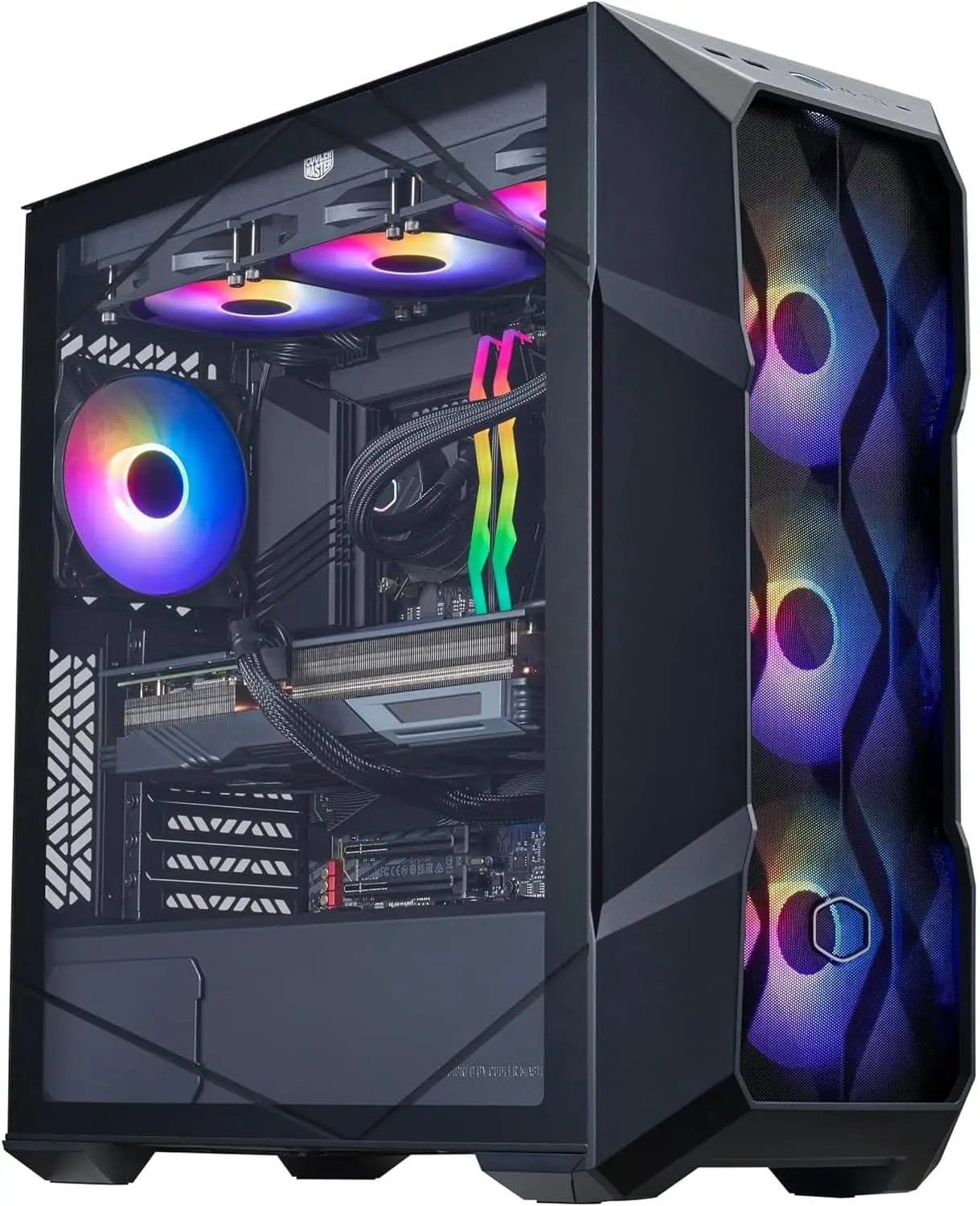 

Cooler Master TD5 Pro Gaming PC – AMD RYZEN 7 9800X3D, NVIDIA GeForce RTX 5090 32GB, 32GB DDR5 6000MHz, 2TB Gen4 M.2,