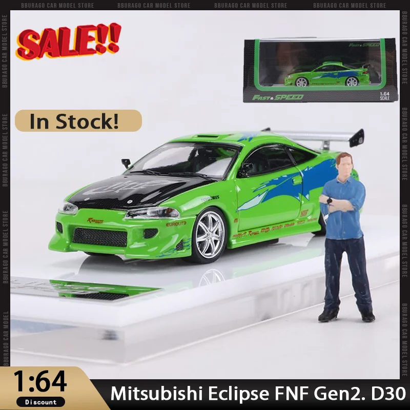 Новый запас FS 1:64 Mitsubishi Eclipse FNF Double Door Gen2. D30 Deluxe Edition Автомобиль из сплава, миниатюрная литая под давлением игрушка серии Bmw на заказ Новый запас FS 1:64 Mitsubishi Eclipse FNF Double Door Gen2. D30 Deluxe Edition Автомобиль из сплава, миниатюрная литая под давлением игрушка серии Bmw на заказ
