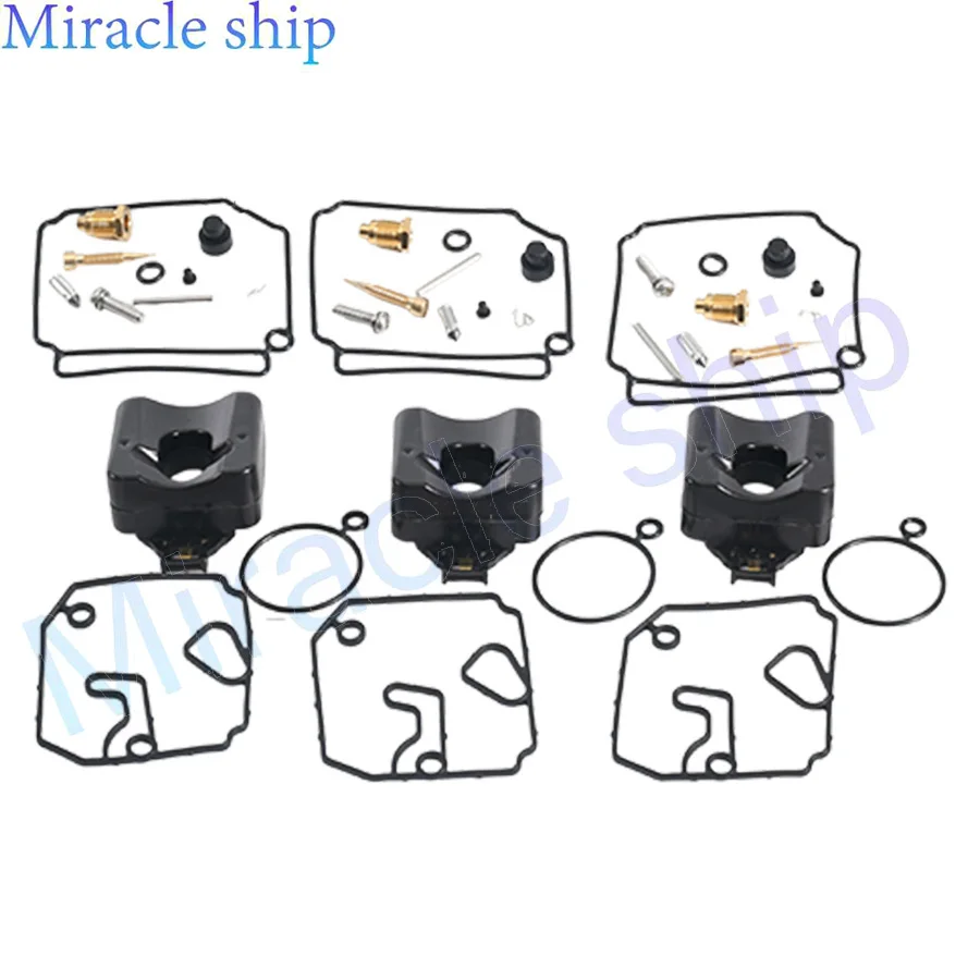

Комплект для ремонта карбюратора 3x 6H4-W0093-03 для подвесных лодочных моторов Yamaha 2-тактных 40 л.с. 50 л.с. 6H4-W0093 Sierra 18-7767