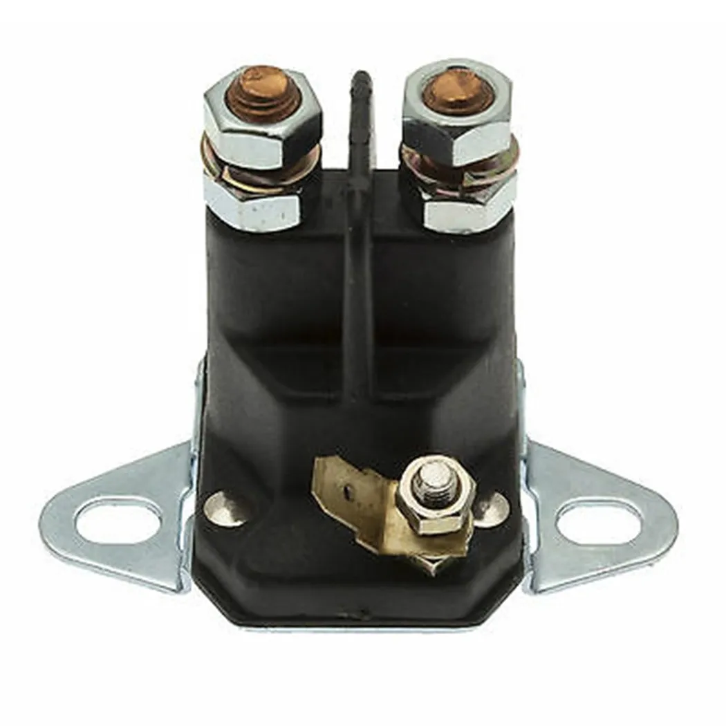 Ride On Lawnmower Solenoid Switch Compatible with Various Models 1/4 Poles 3 Terminals Including 1751569 24285