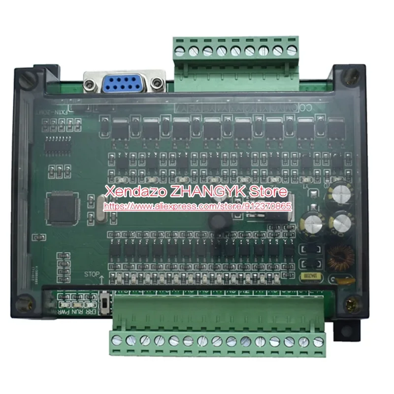 FX1N-20MR FX1N-20MT Compatible PLC Industrial Control Board Smart home Controller Programmable module with housing shell