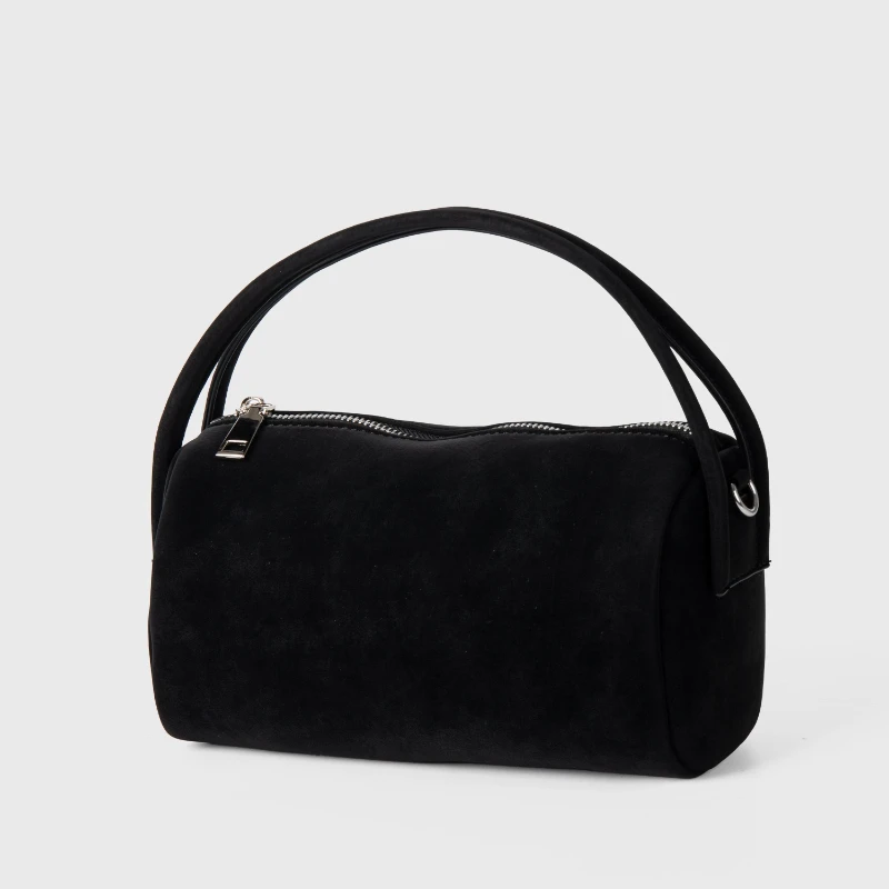 

Однотонные сумки из искусственной замши большой вместимости, простые милые сумки на плечо, Лидер продаж осени и зимы, повседневные женские сумки через плечо для поездок на работу