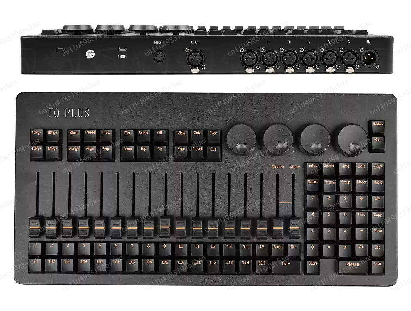 Portable Stage Lighting Console With Bag DMX512 Lightweight Lighting Controller Compatible With MA2 System